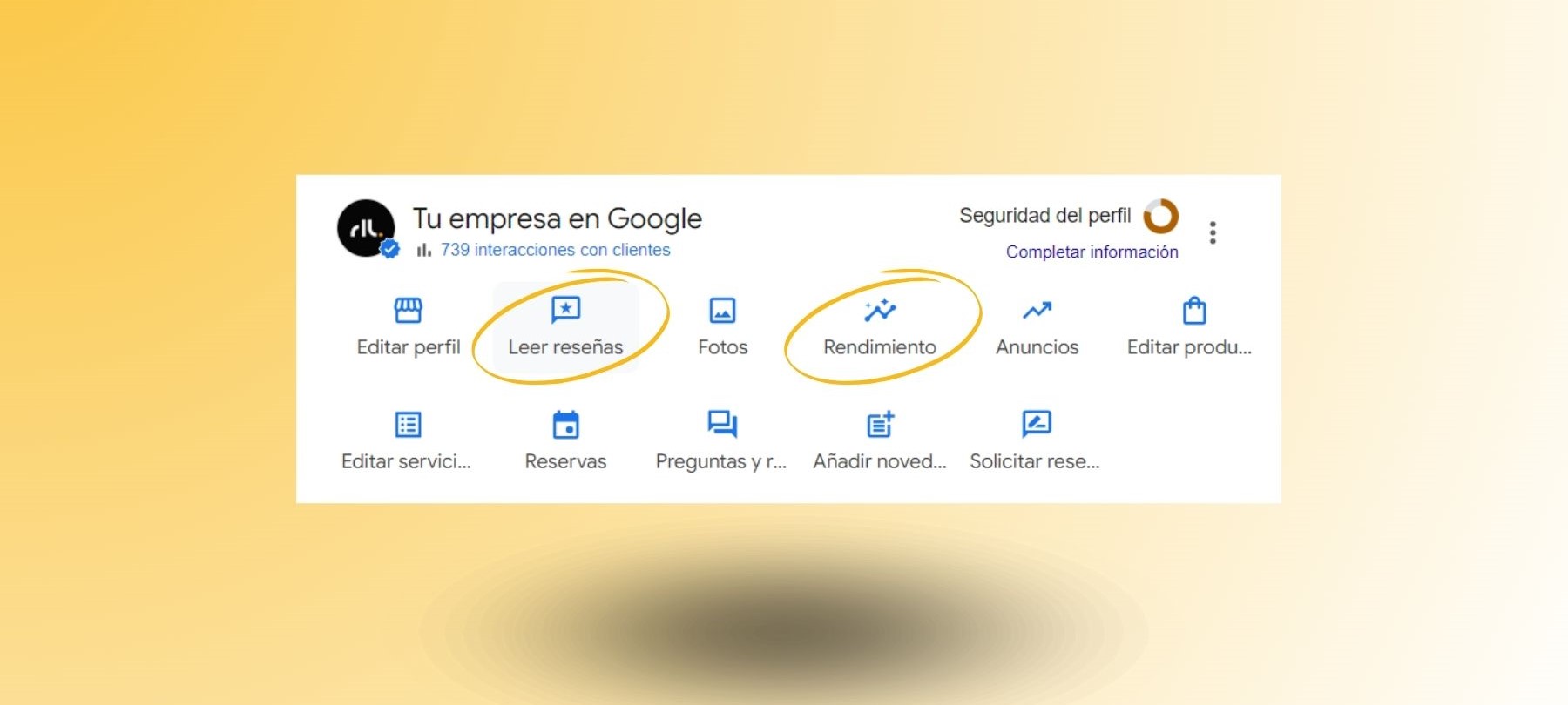 Panel de administrador Google